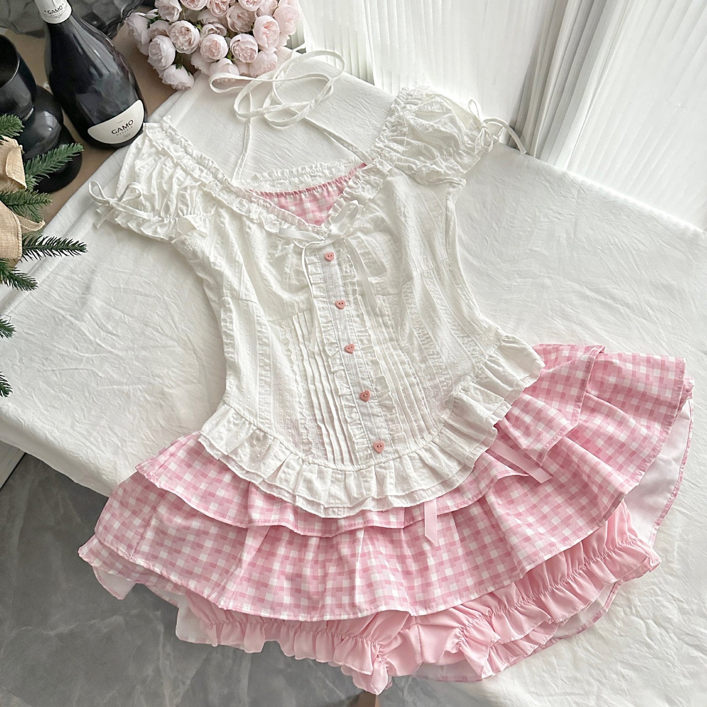 Coquette Sweet Ribbons in a Gentle Breeze Top and Dress