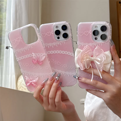 Coquette Sweetheart of Pink Lace Phone Case
