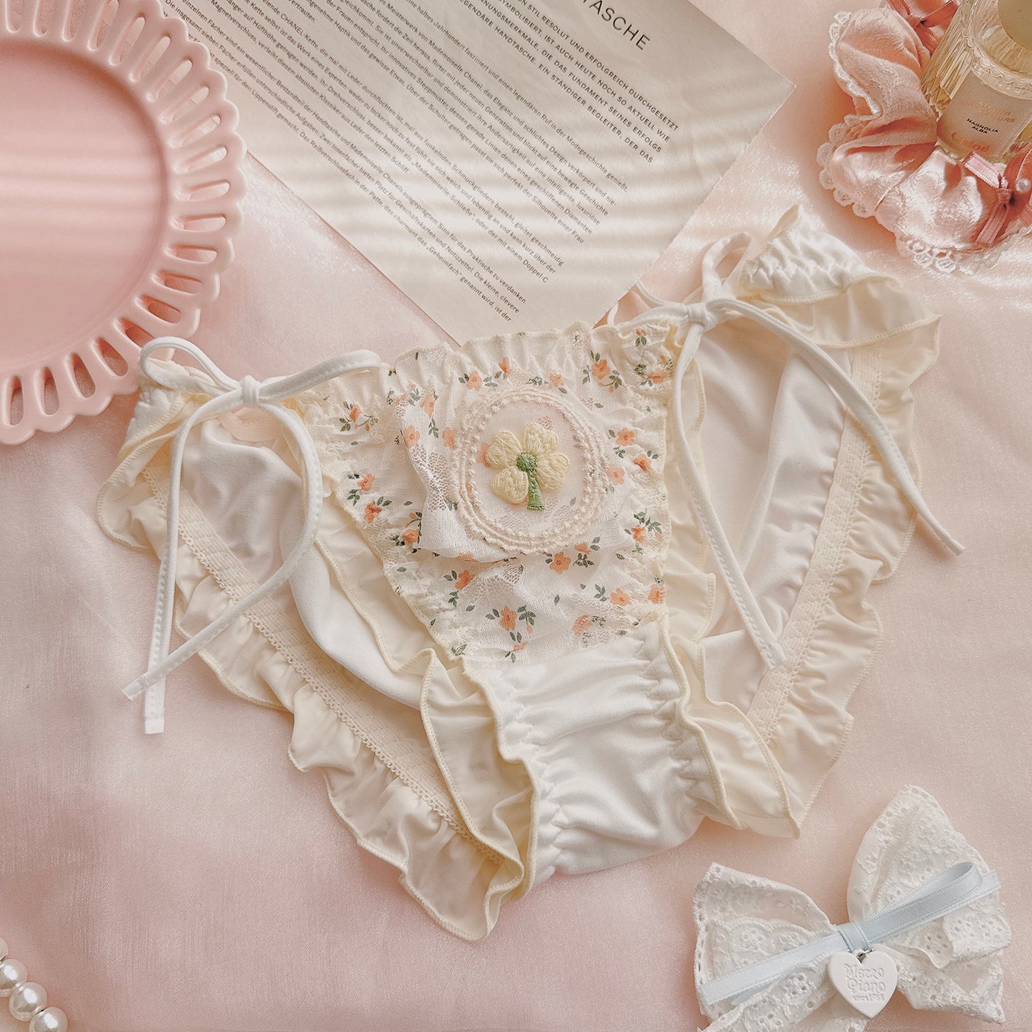 Coquette Wildflowers in a Sunday Garden Panties