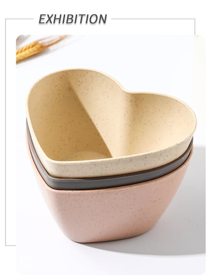 Gentle Wishes in a Heart Shell Fruit Bowl